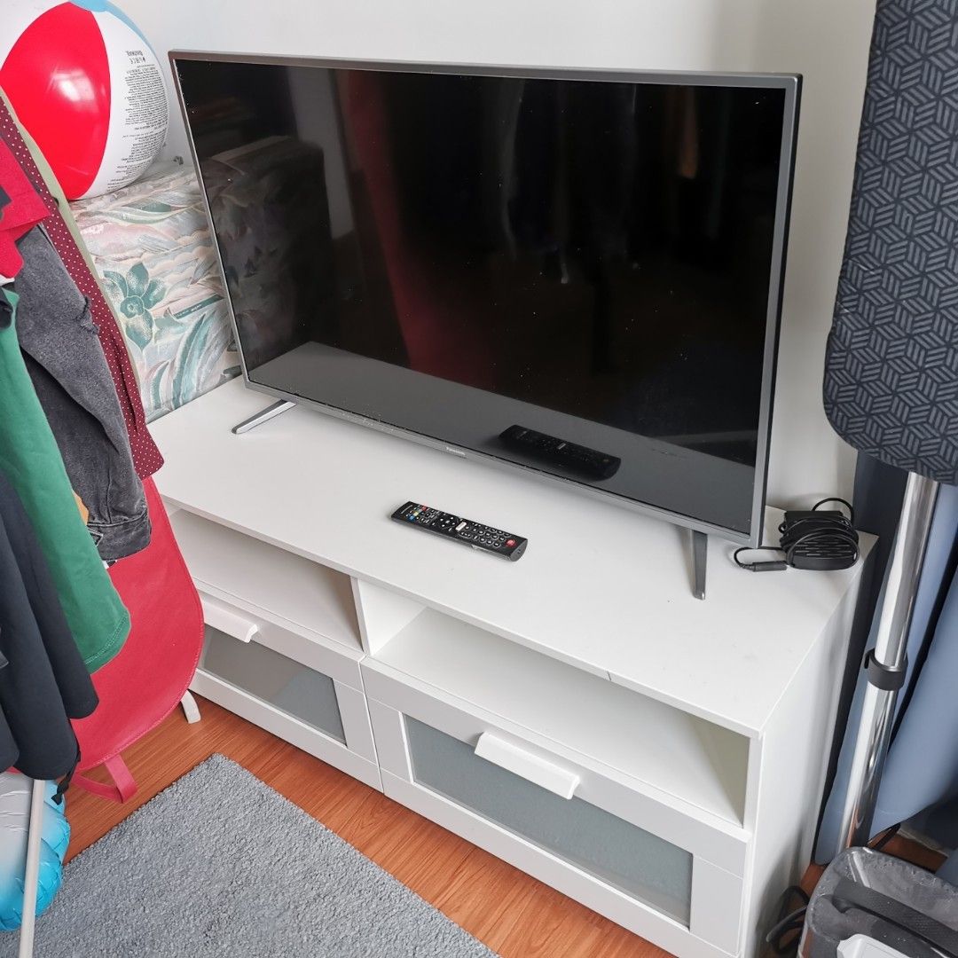 Ikea TV bench BRIMNES, Furniture & Home Living, Furniture, TV Consoles