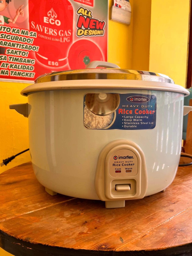 Imarflex Heavy Duty Rice Cooker 45 cups (7.8L), TV & Home Appliances