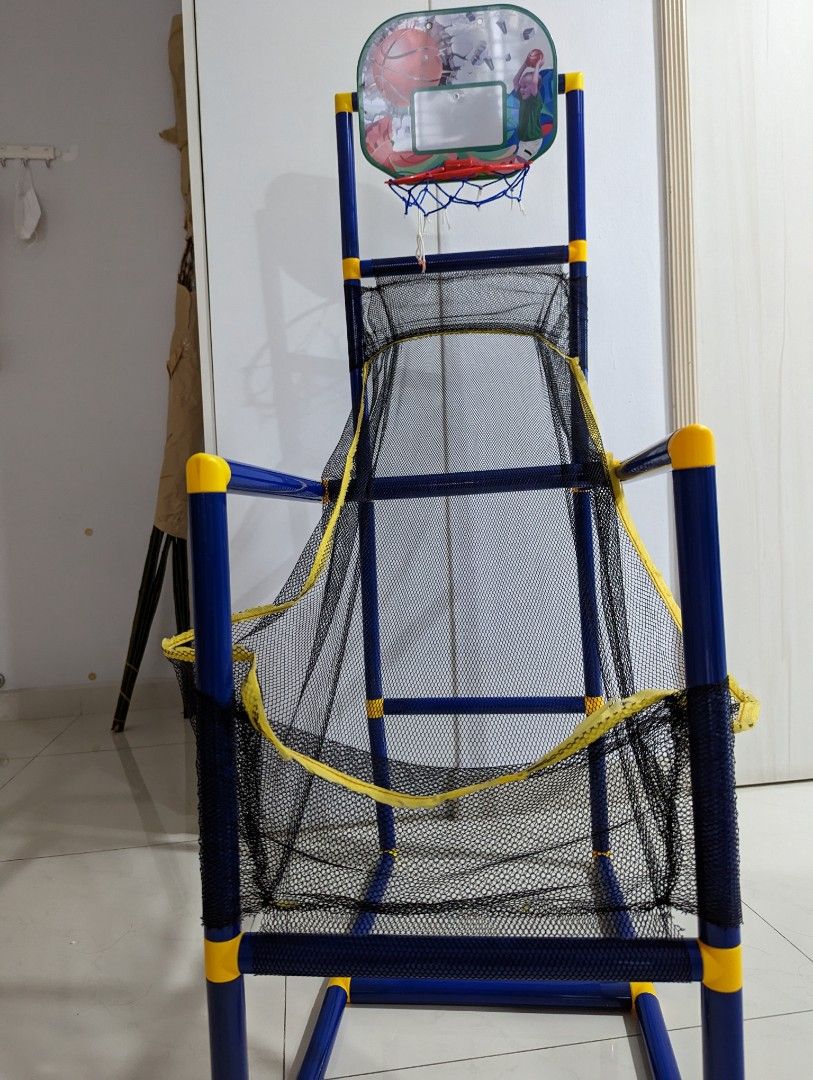 Indoor basketball hoop and stand, Hobbies & Toys, Toys & Games on Carousell