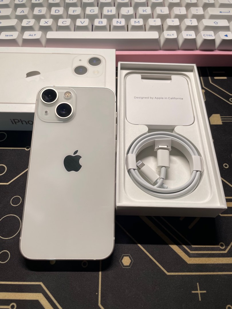 iPhone 13 mini 256gb white Globe locked, Mobile Phones & Gadgets ...