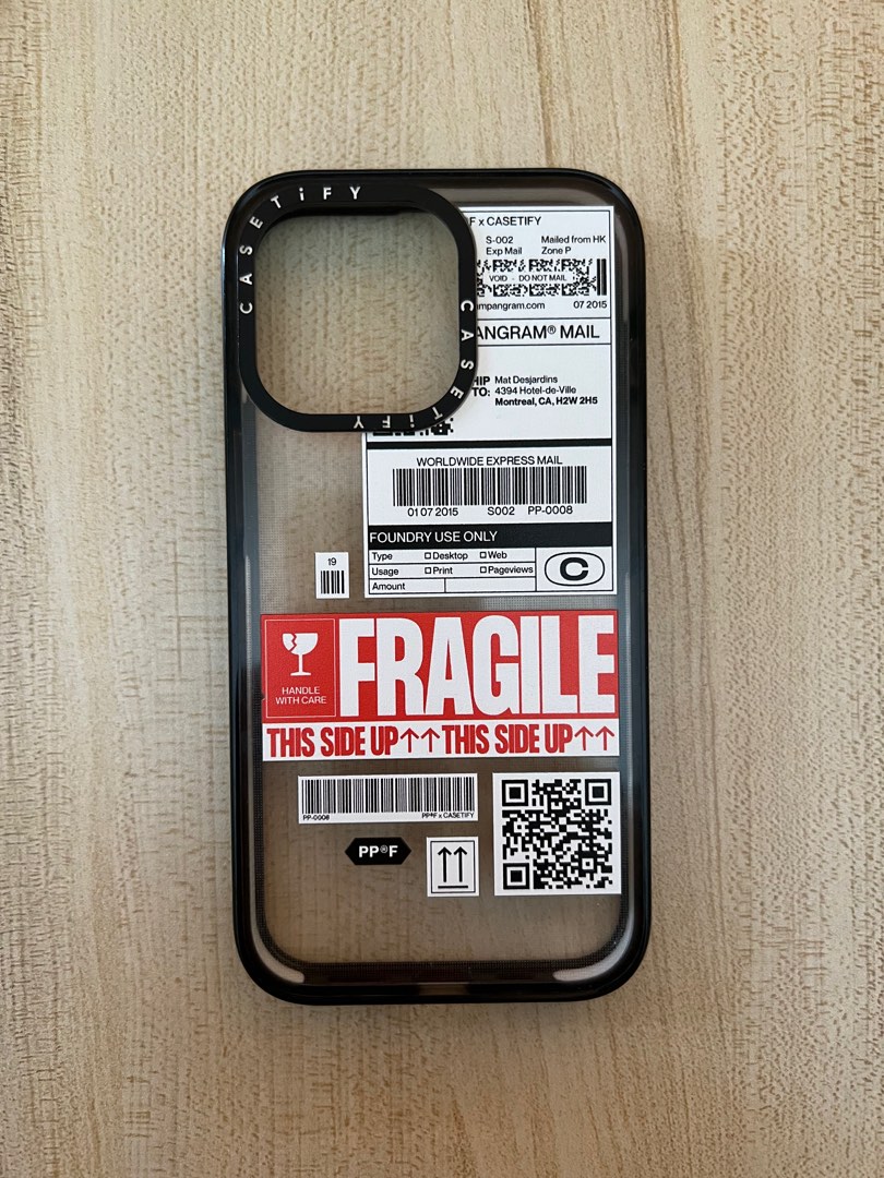 iPhone 13 Pro Casetify “Fragile” Impact Case, Mobile Phones & Gadgets