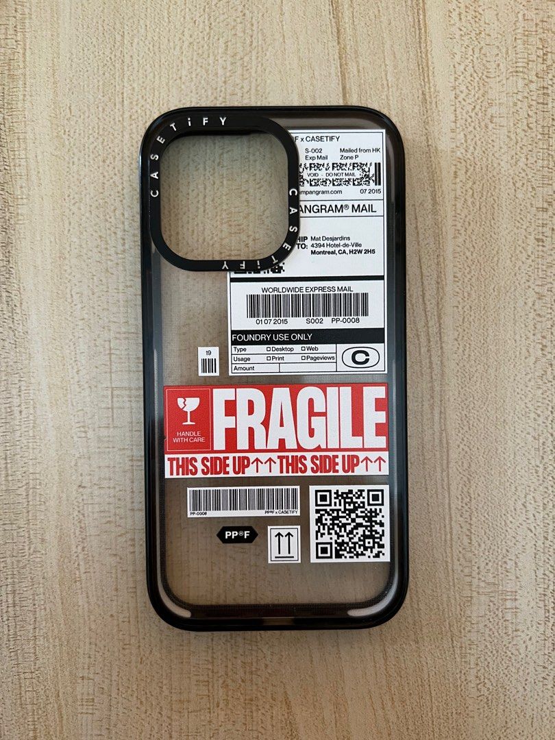 iPhone 13 Pro Casetify “Fragile” Impact Case, Mobile Phones & Gadgets