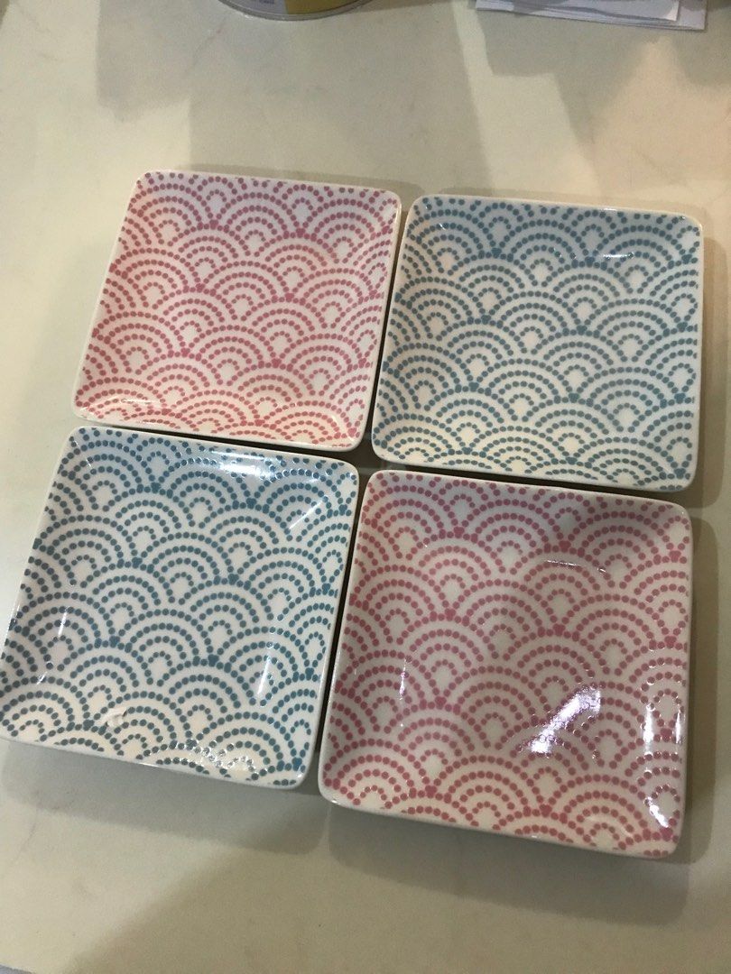 Japandi side plates, Furniture & Home Living, Kitchenware & Tableware