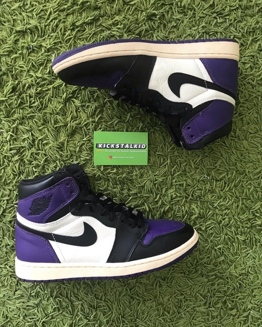 Jordan 1 High Court Purple 1.0 not lost and found mocha bred game