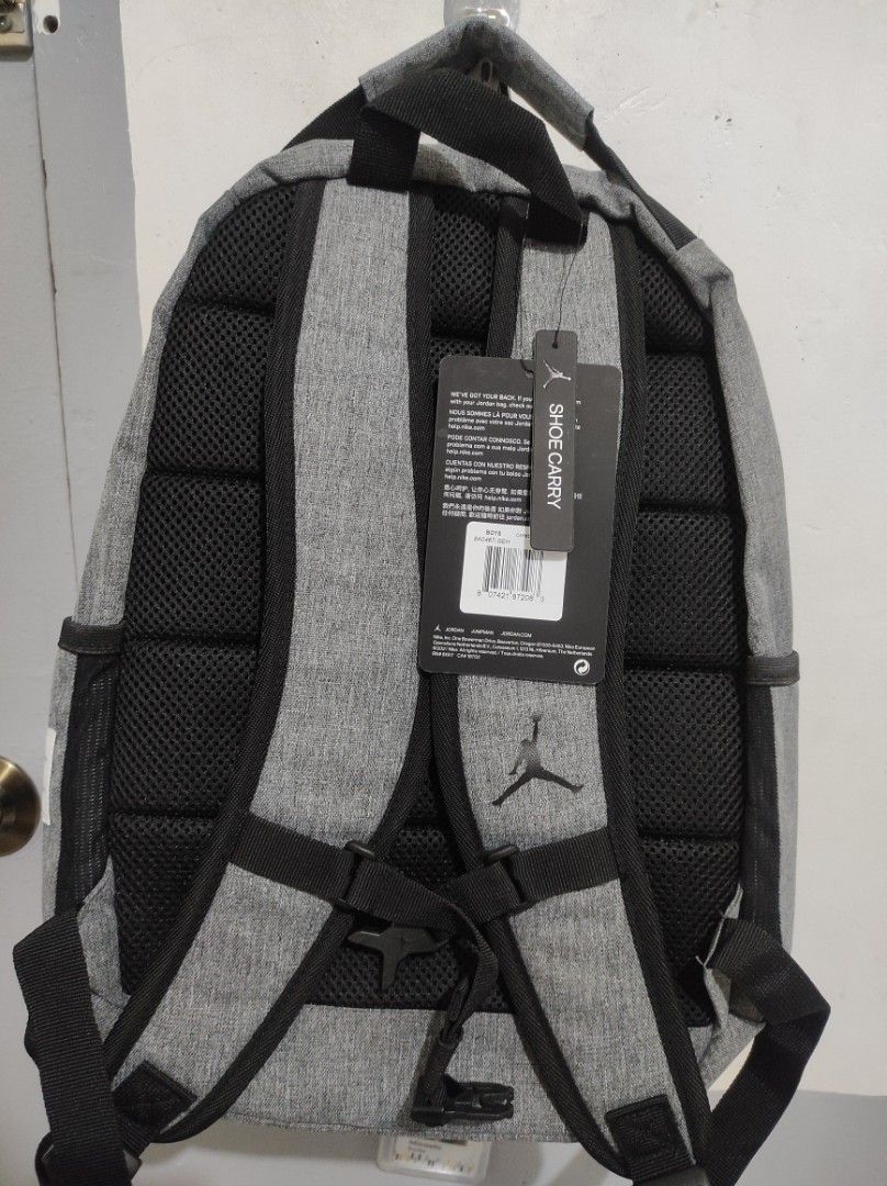 Jordan Air Backpack Heather Grey (Boys) Medium, Men's Fashion, Bags