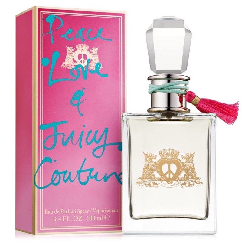 Juicy Couture Original Perfume Spray 100ml (Category: Fragrance & Deodorants) located in Makati City. Submitted by ktltlntn (Listing ID 226135034, Image 3). Description: Original Peace Love & Juicy Couture Perfume Spray • 100ml Original Price: Php 4,088 at Lazada Now Only: P1999 Non-negotiable.