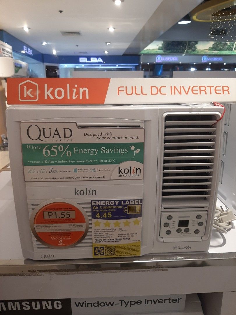 KOLIN INVERTER AND NON WINDOW TYPE AIRCON, TV & Home Appliances, Air ...