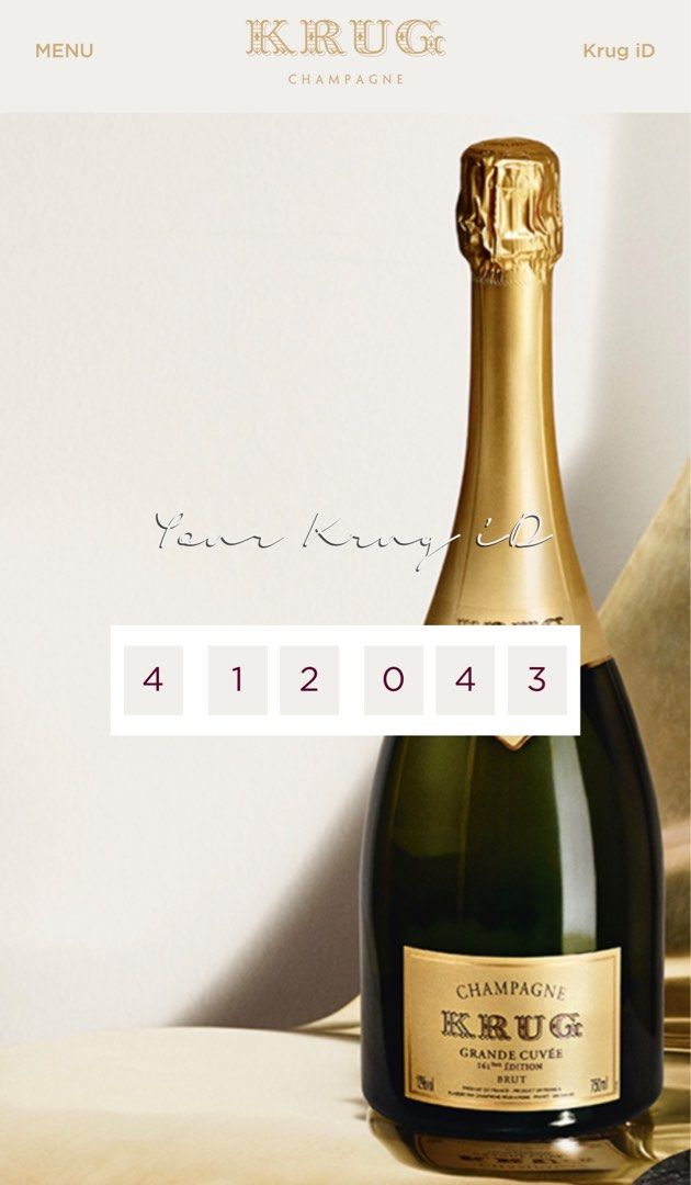Krug Grande Cuvee 161 eme Edition Brut, Champagne, France 750ml, 嘢食& 嘢飲,  酒精飲料- Carousell