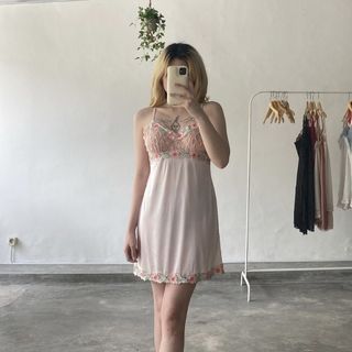 Lace slip dress lingerie