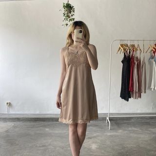 Lace slip dress lingerie