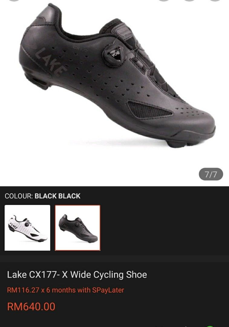 lake cycling shoes for wide feet