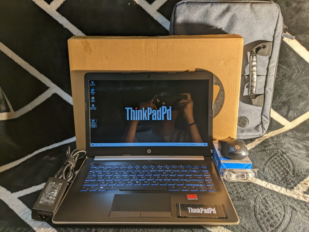 Laptop Gaming Desain HP 14-CM0XXX AMD Radeon R2 Fullset Mulus ...
