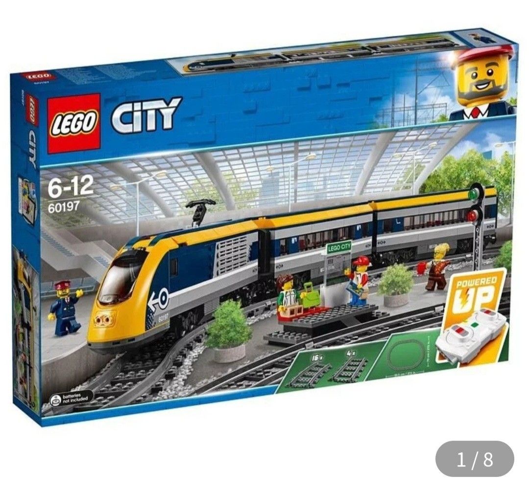 未開盒全新LEGO 60197 黃色閃光載客列車Passenger Train (City, 興趣及