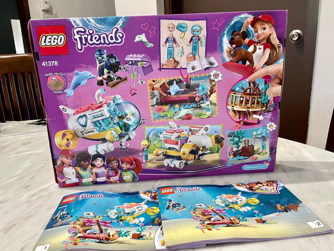Lego Friends Dolphins Rescue Mission 41378 Building Kit with Toy