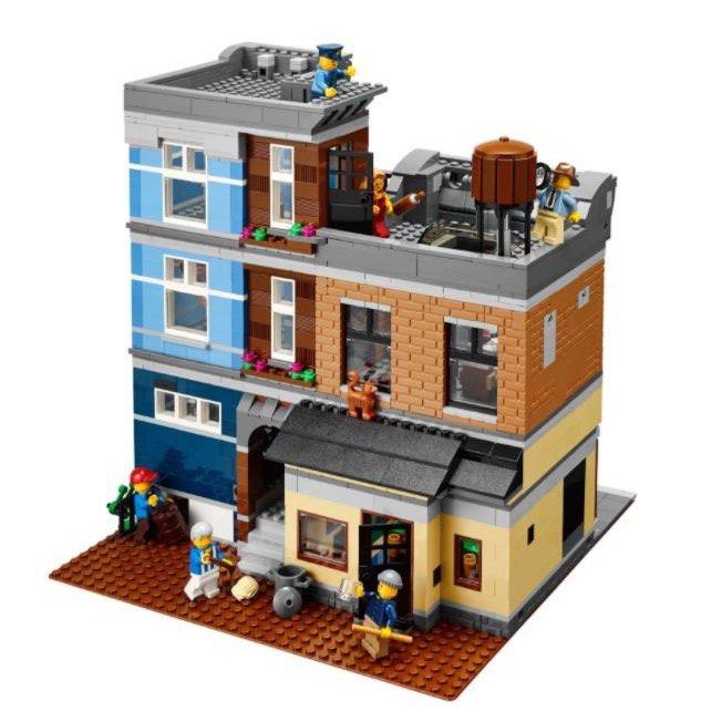 Lepin Detective Office 10246 Compatible Creator Building Series