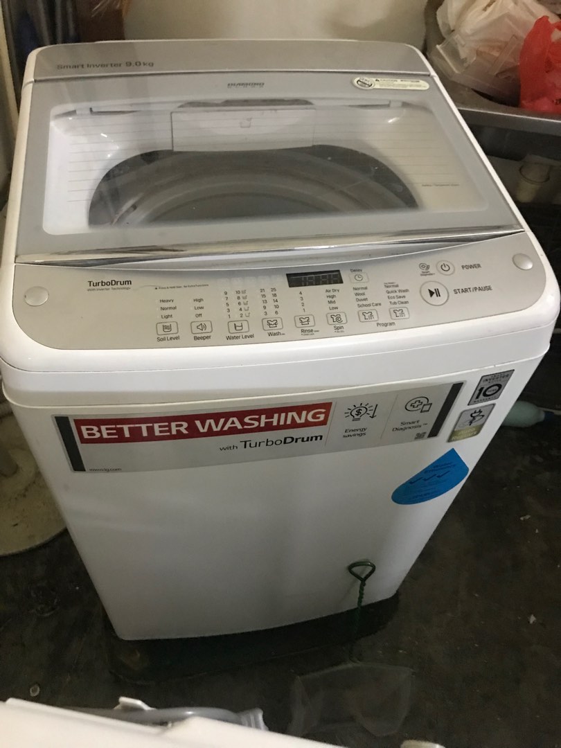 LG 9kg washing machine / washer, TV & Home Appliances, Washing Machines