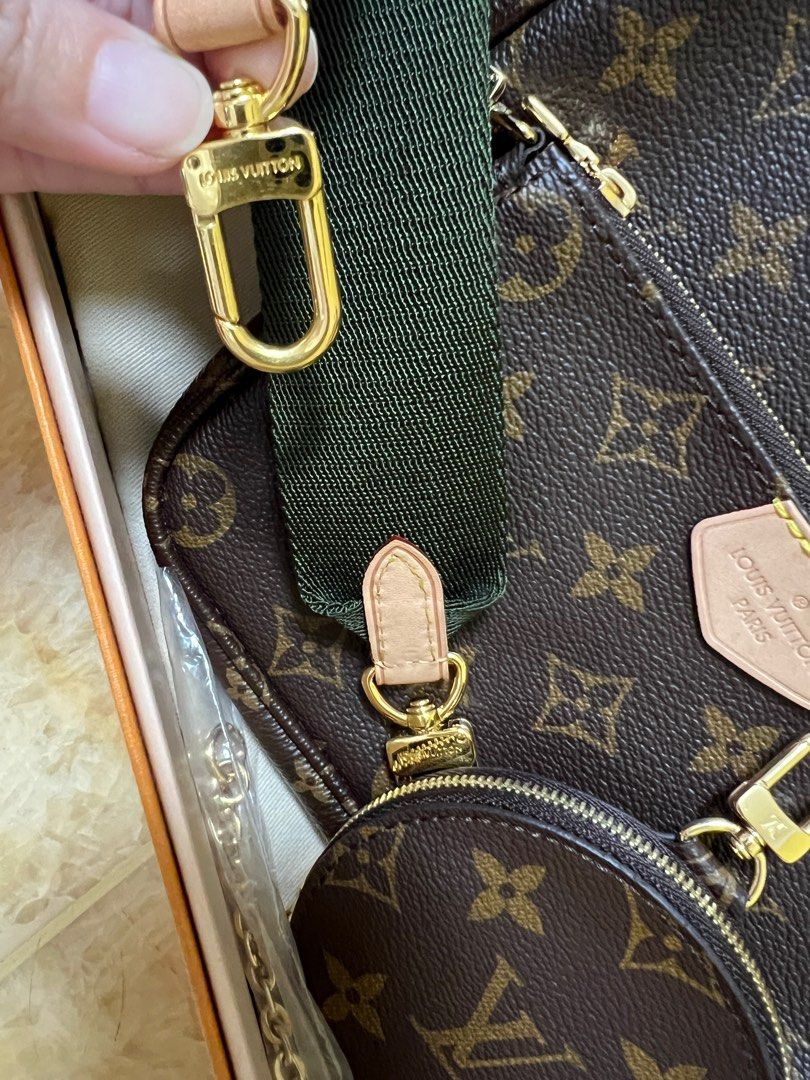 Louis Vuitton Multi Pochette Accessoires Monogram Khaki Dupe