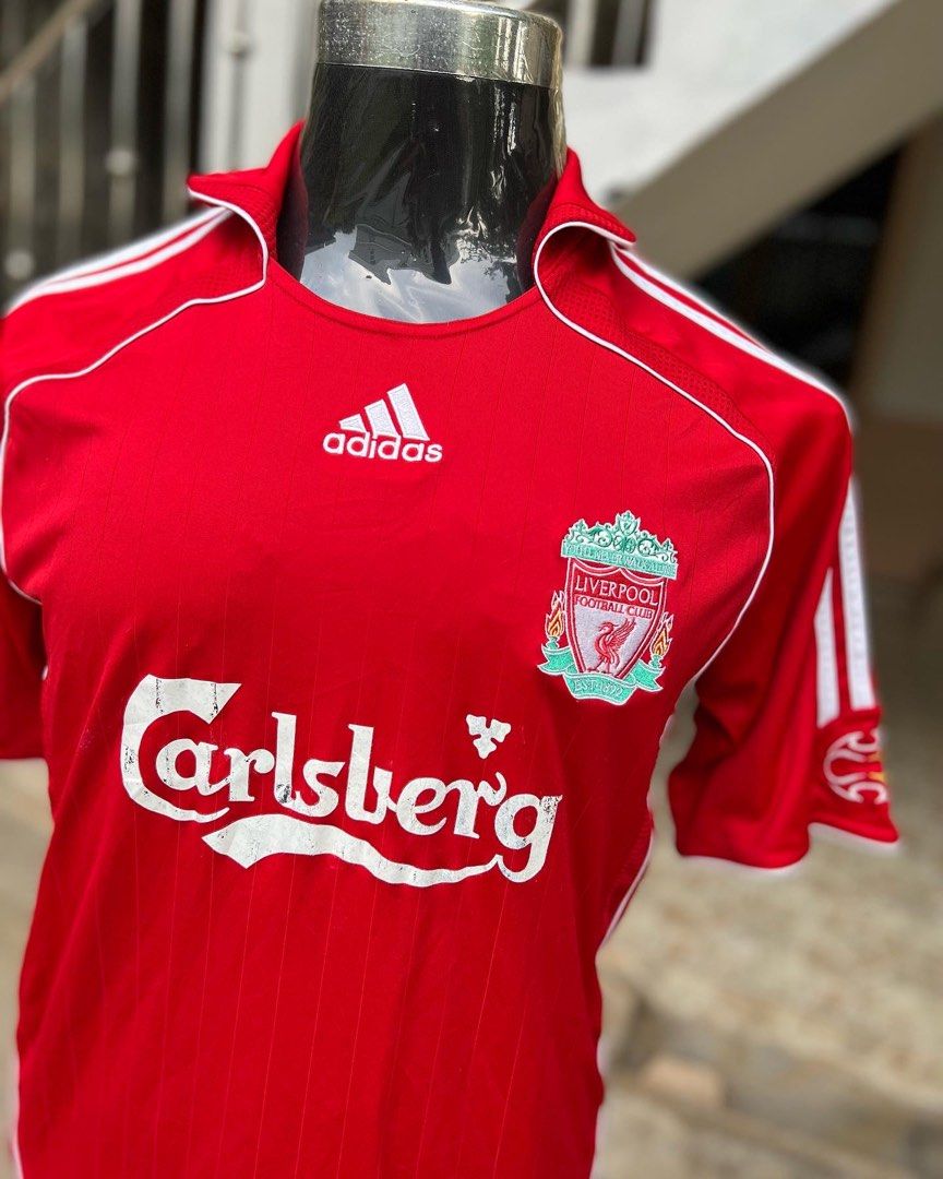 Liverpool 2007 2008 Home Jersey Men s Fashion Activewear on