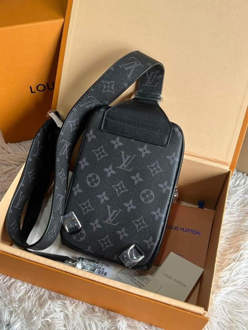 LV noir Taigarama outdoor sling, Luxury, Bags & Wallets on Carousell