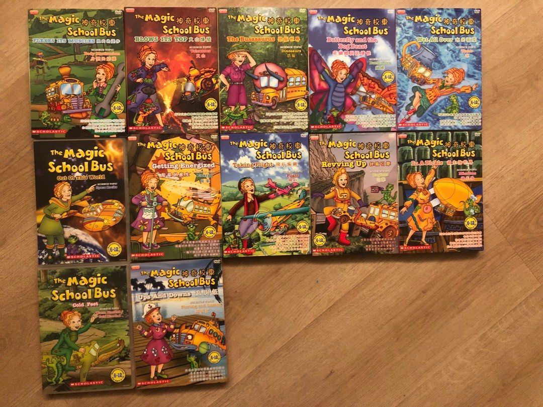 Magic School Bus DVDs (aged 3-12/6-12), 興趣及遊戲, 音樂 Magic School Bus DVDs (aged 3-12/6-12), 興趣及遊戲, 音樂