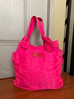 Marc Jacobs Nylon Tote - Bright Pink