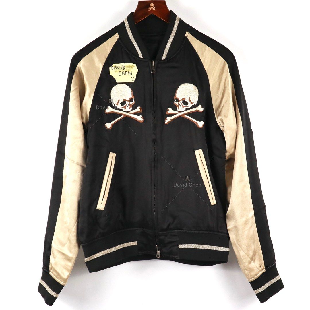 Mastermind World Silk Skull Embroidered Souvenir Jacket