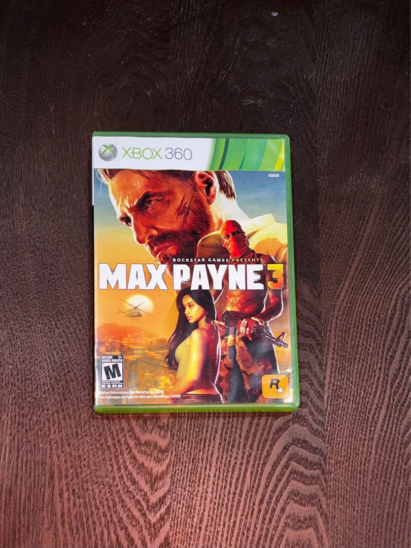 Max Payne 3 (Xbox 360) Rockstar Games Present CiB manual official ...