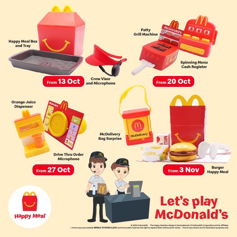 Happy meal set outlet