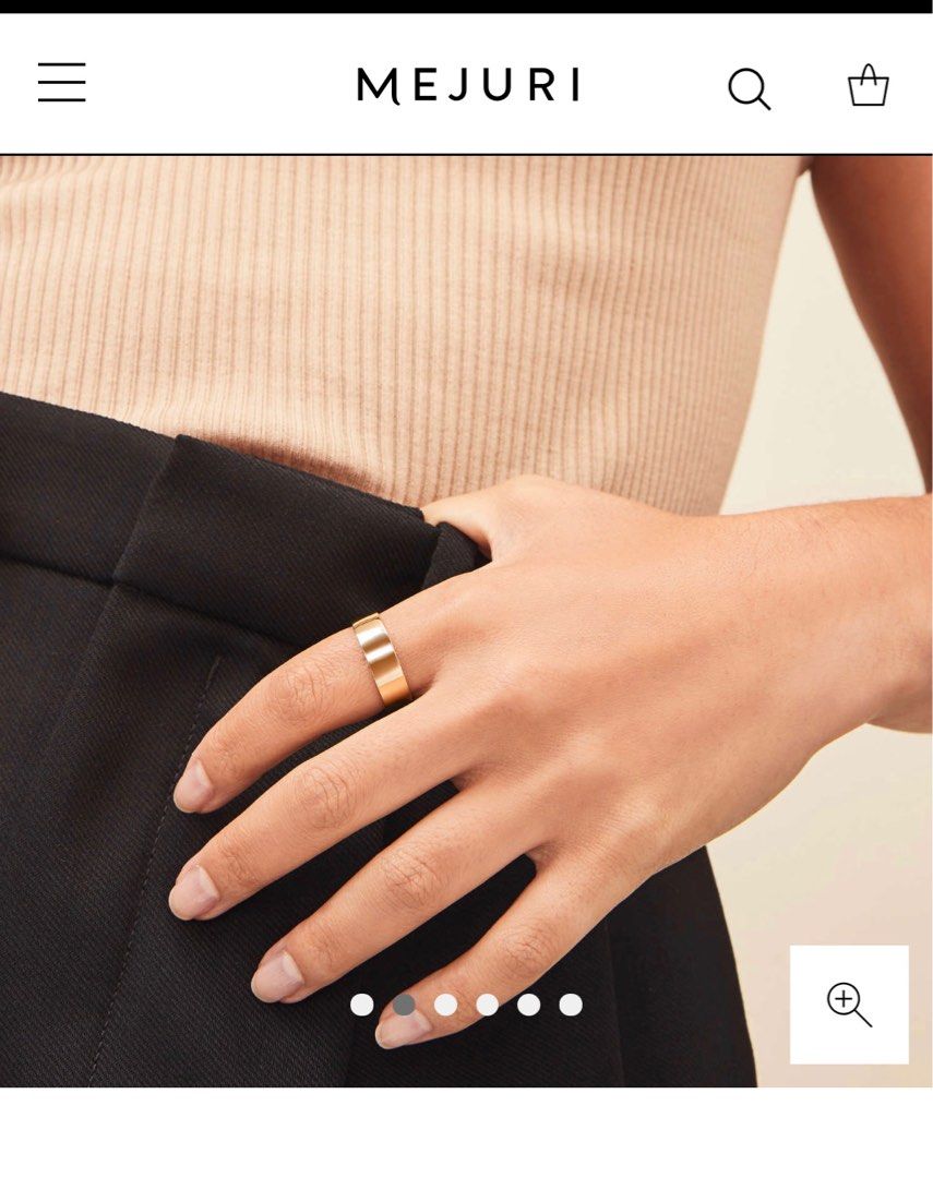 Mejuri online stacker ring