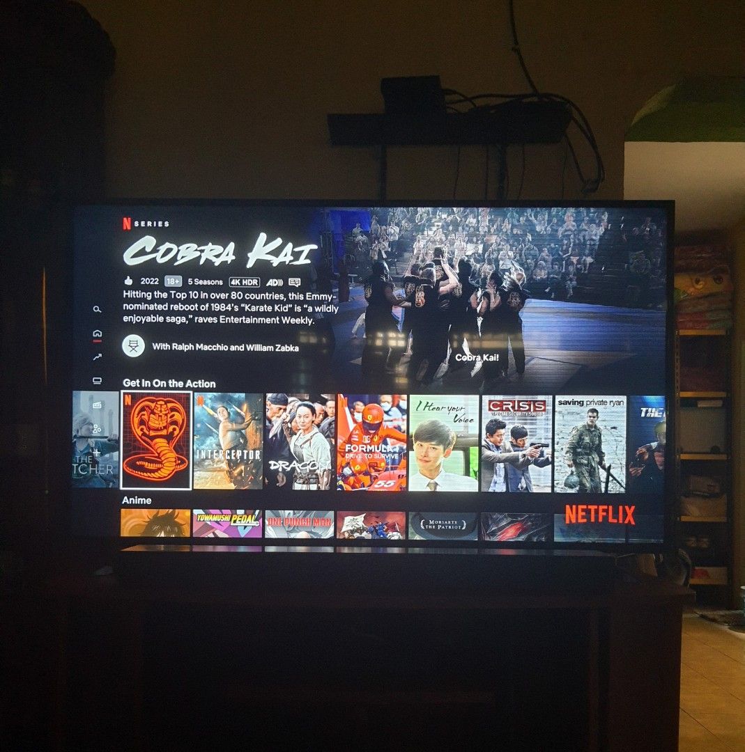 Mi TV 4A UHD 4K 55 Inc Dolby Atmos DTS Bonus Netflix seumur hidup