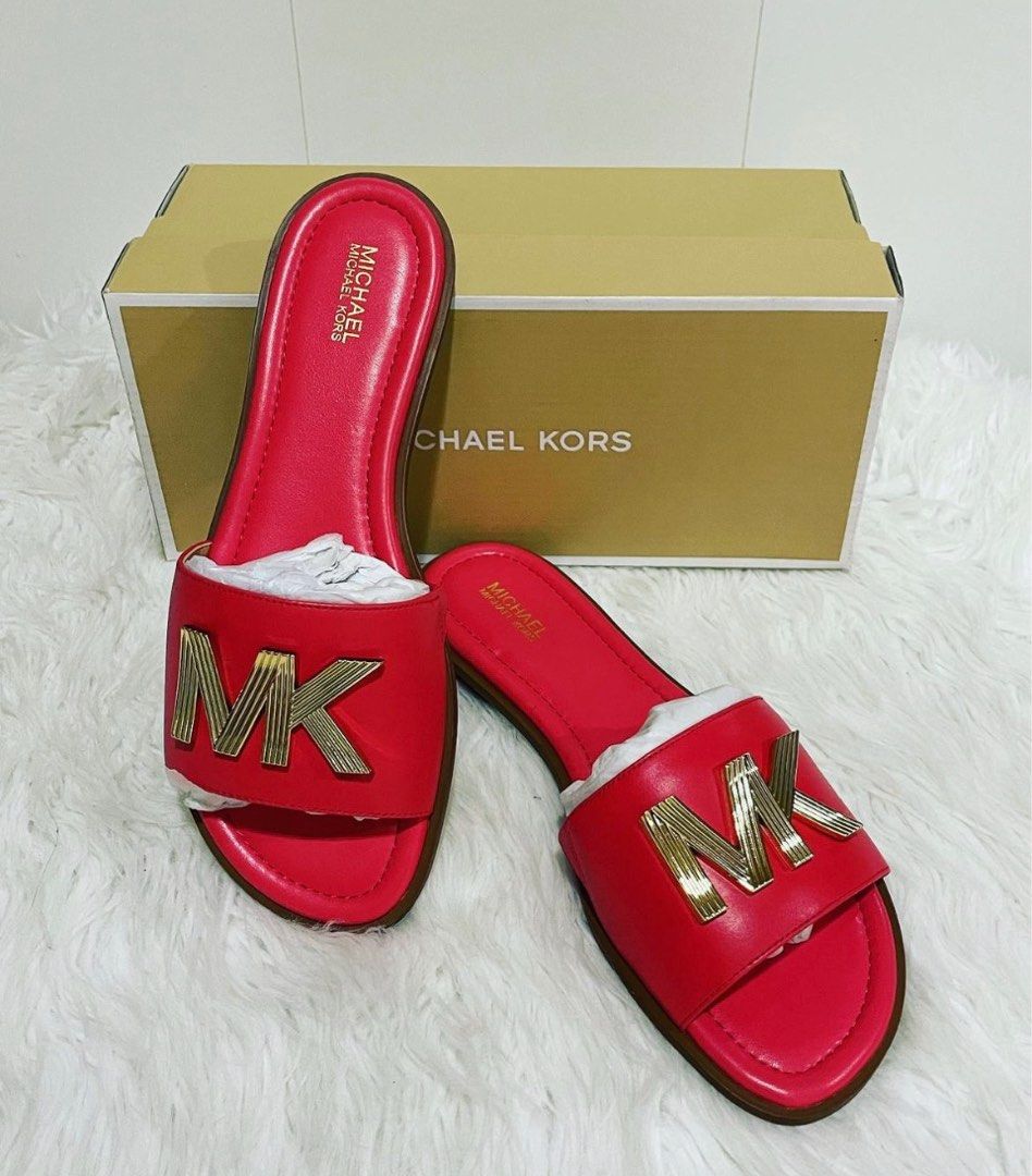 michael kors diamante sliders