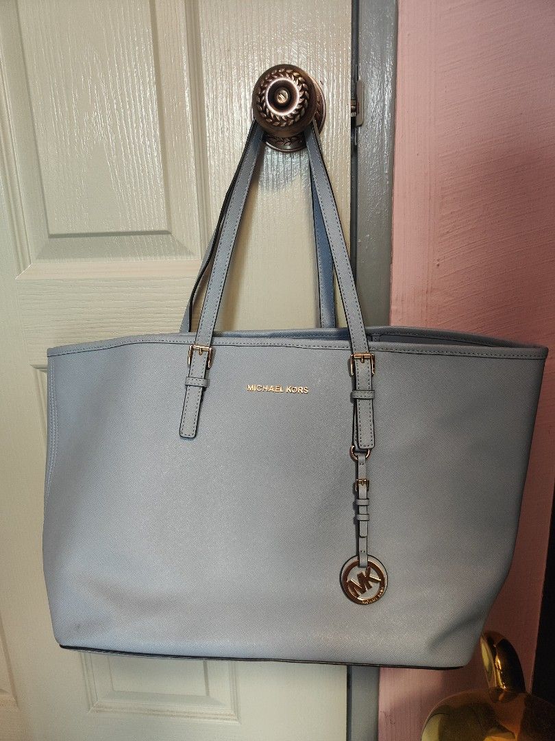 Light blue michael new arrivals kors purse