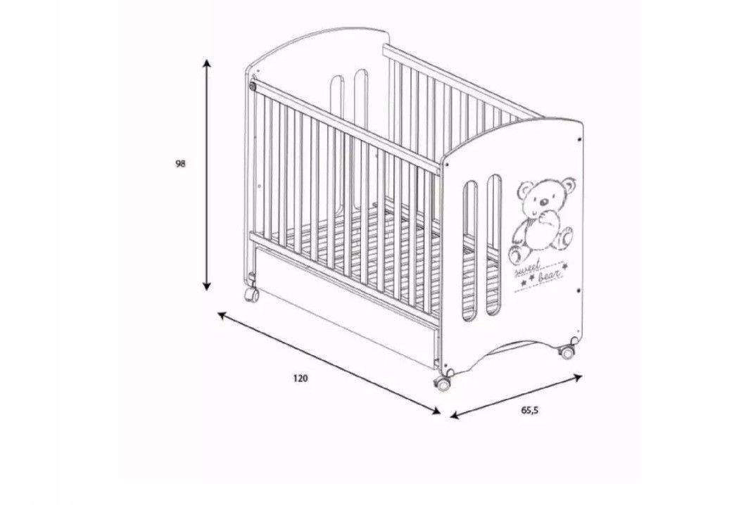 Micuna Baby Cot, Babies & Kids, Baby Nursery & Kids Furniture, Cots