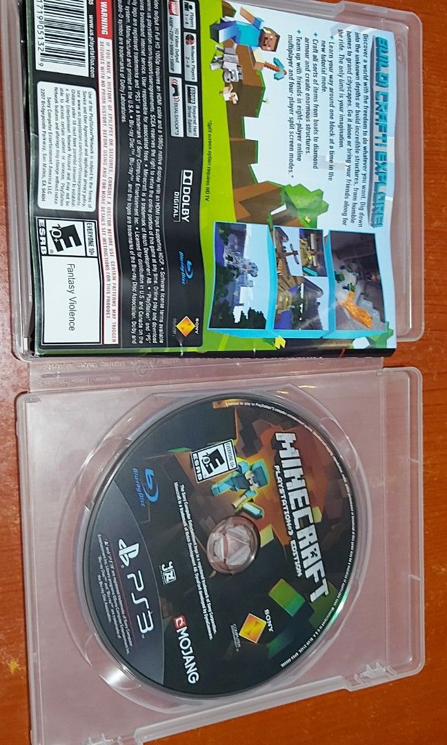 Minecraft PS Edition, Video Gaming, Video Games, PlayStation on Carousell