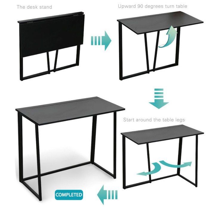 Minimalist Full Foldable Table / Folding Table / Computer Table