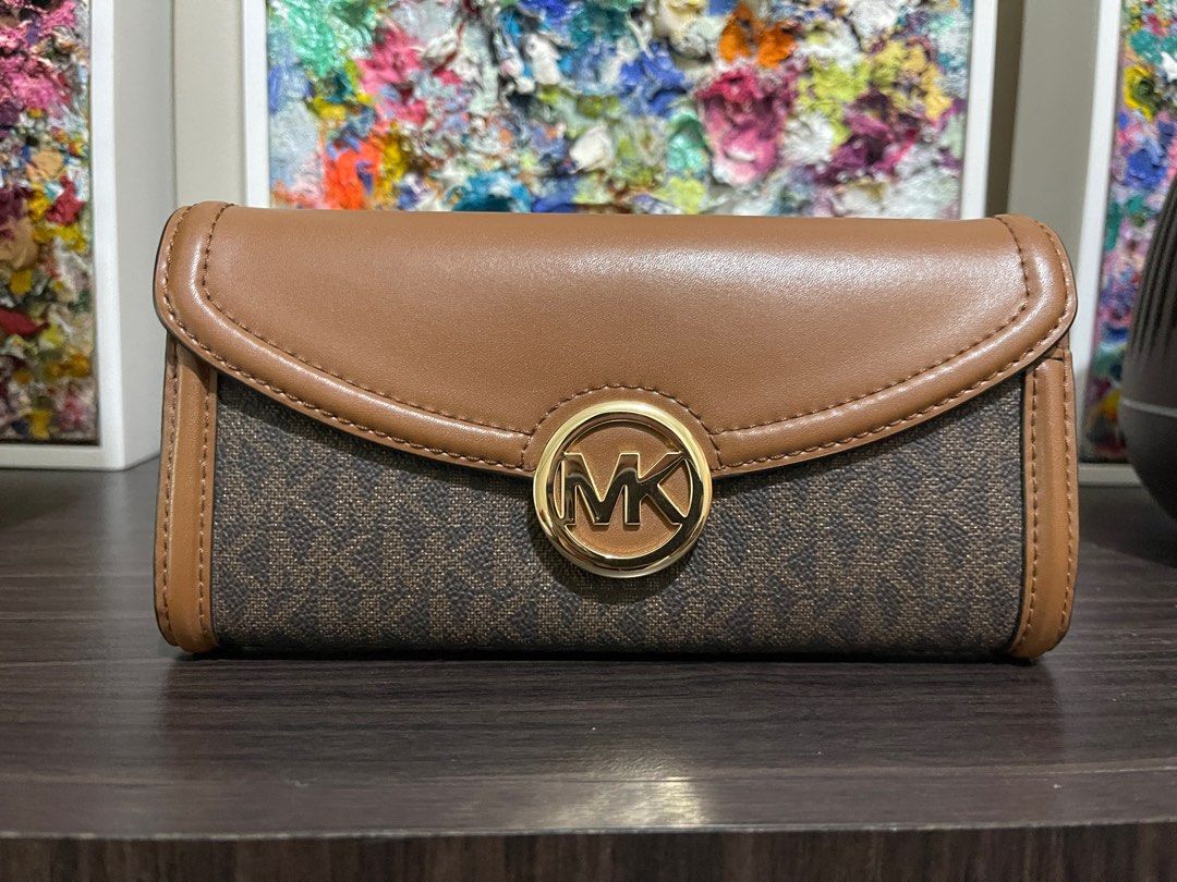 MK Fulton Continental Wallet Luxury Bags Wallets on Carousell