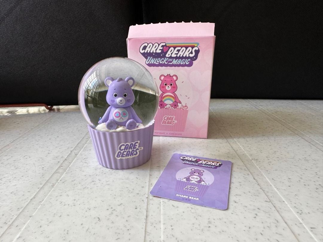 Care bear with two sales lollipops