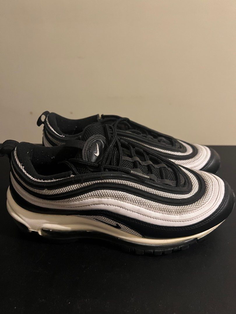 Nike Airmax 97 Women's (Category: Sneakers) located in Quezon City. Submitted by isman_tor (Listing ID 1208588263, Image 2). Description: Selling ny mom's Airmax 97 - Size 8.5 Women's - Guaranteed Authentic - Issue: Last pic (not noticeable when worn) .