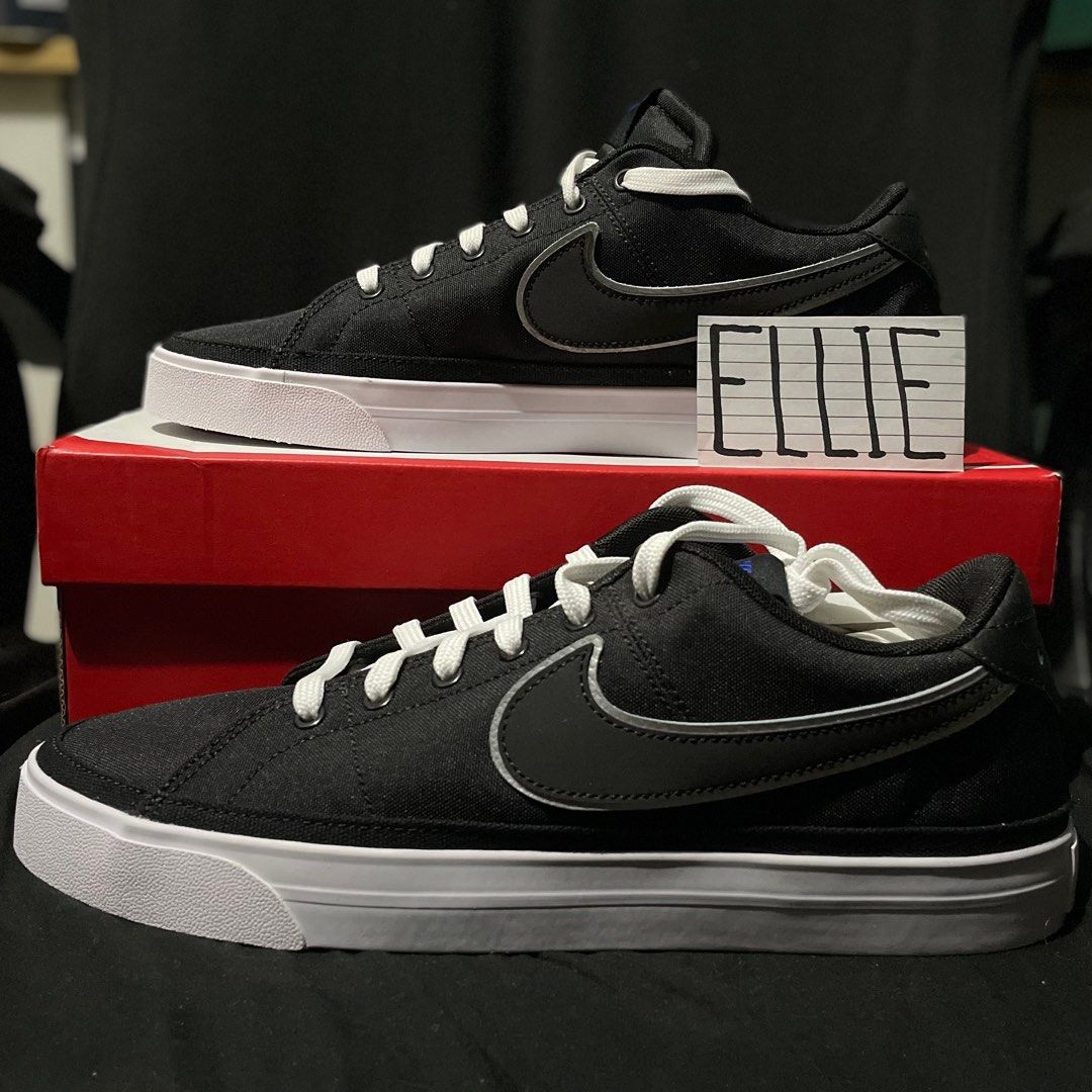 Nike Court Legacy Black/White Men s Fashion Footwear Sneakers on