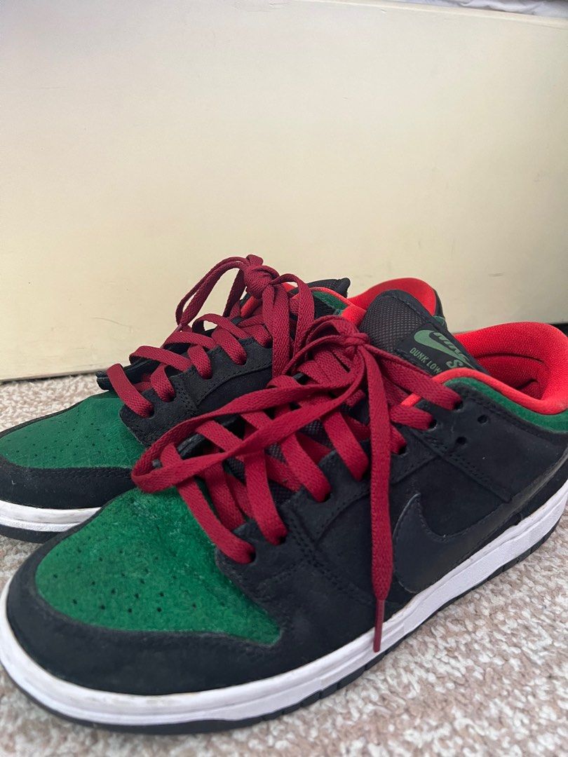 low pine green dunks