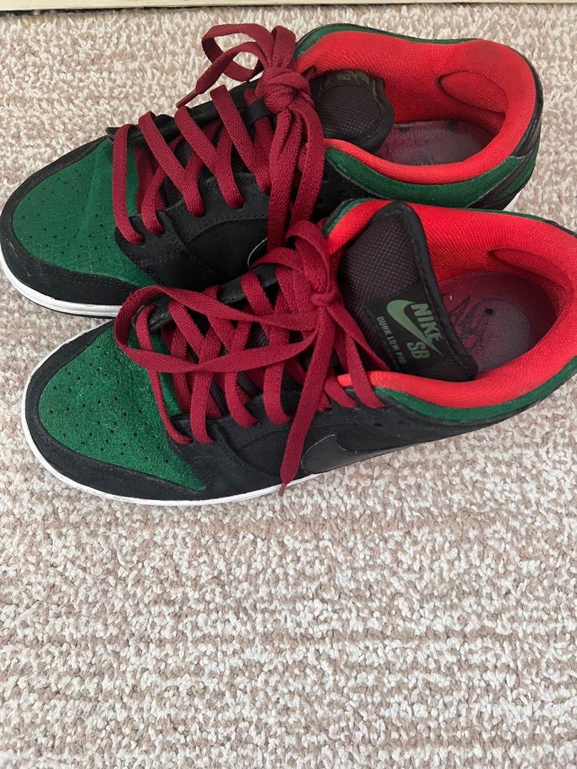 low pine green dunks