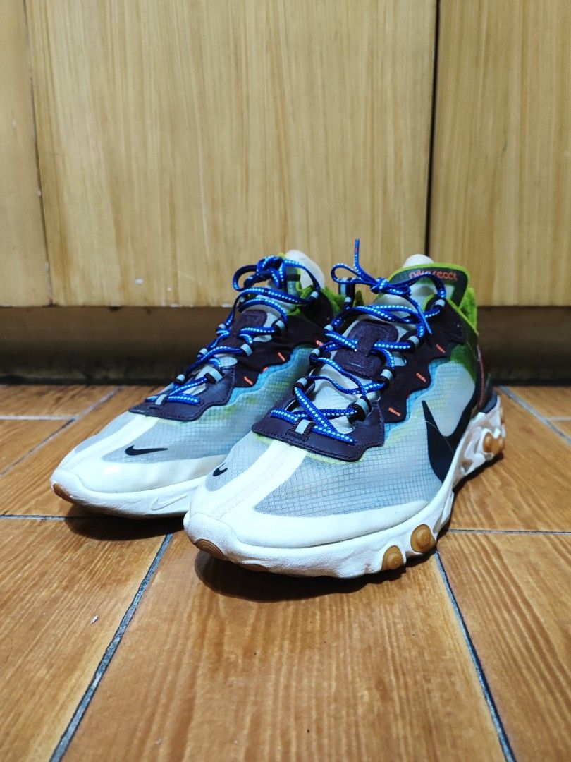 Green & blue react element 87 sneakers store