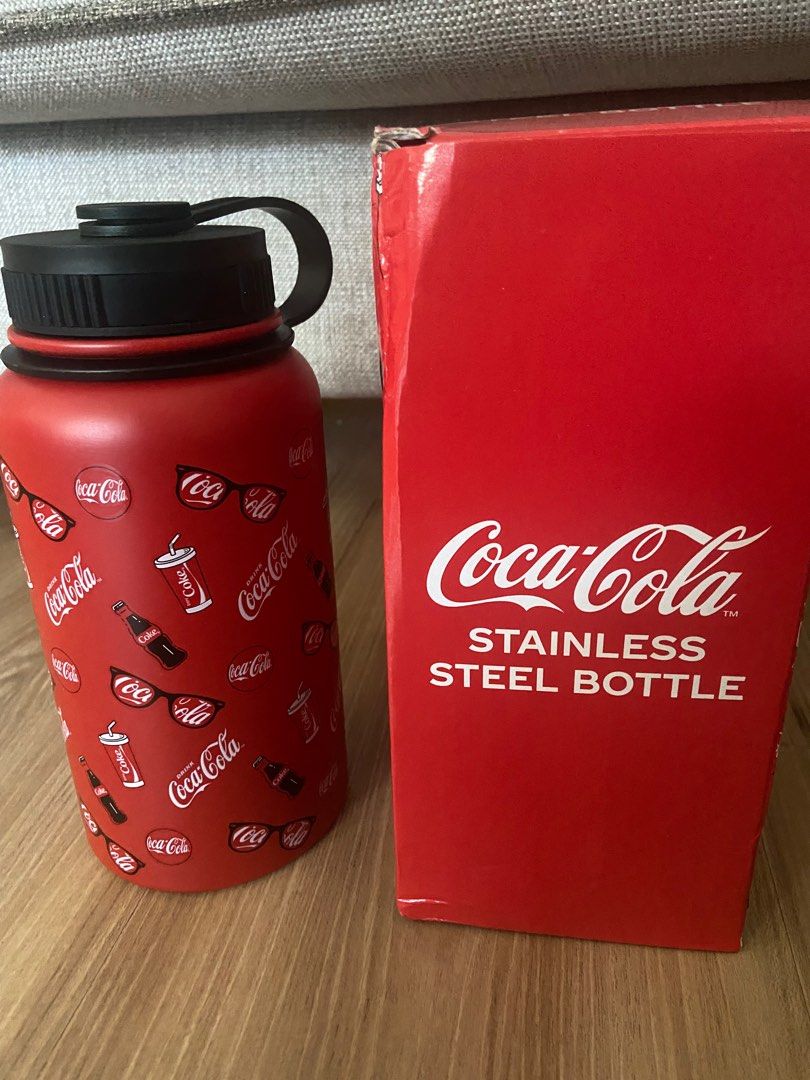 Official Coca Cola Stainless Steel water bottle, Sports Equipment