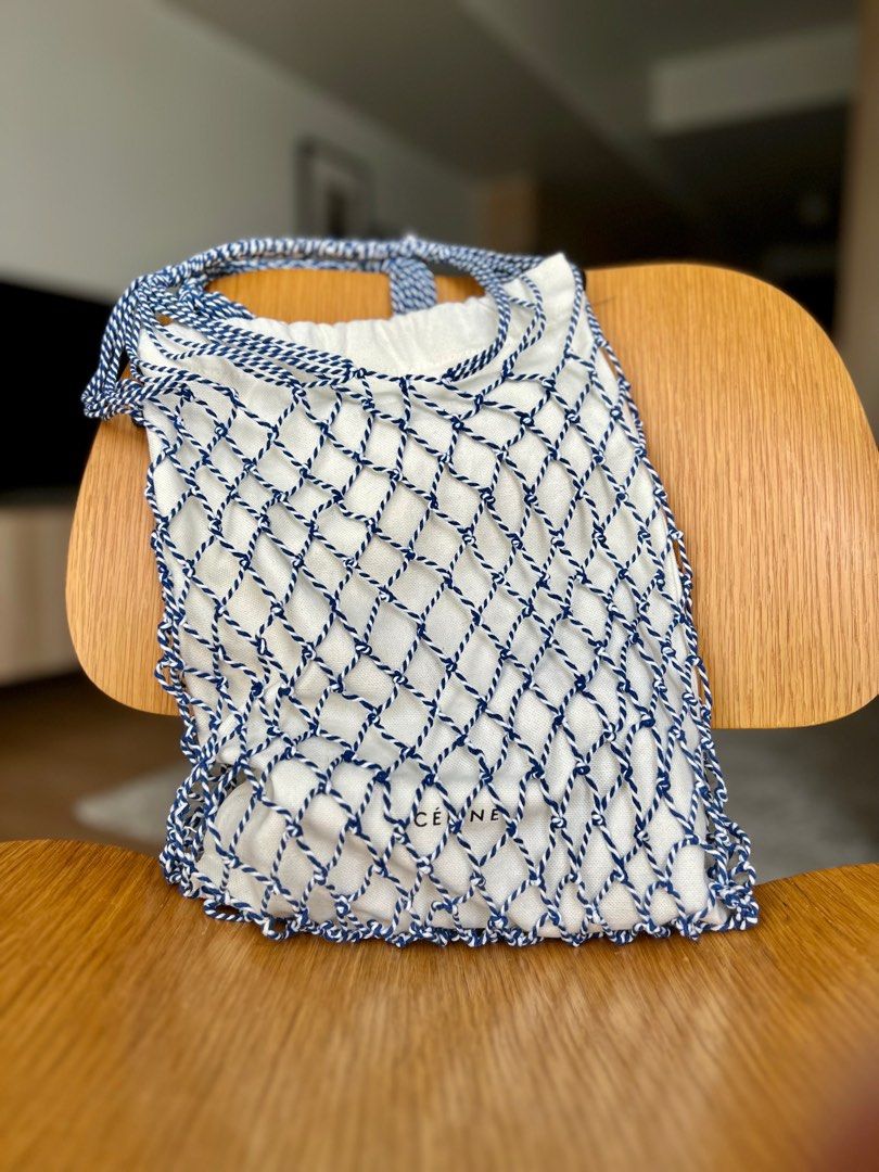 Old Celine fisherman's net bag — UNUSED, Women's Fashion, Bags