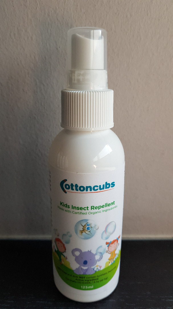 Organic insect repellent from Cottoncubs (125ml), Babies & Kids, Going