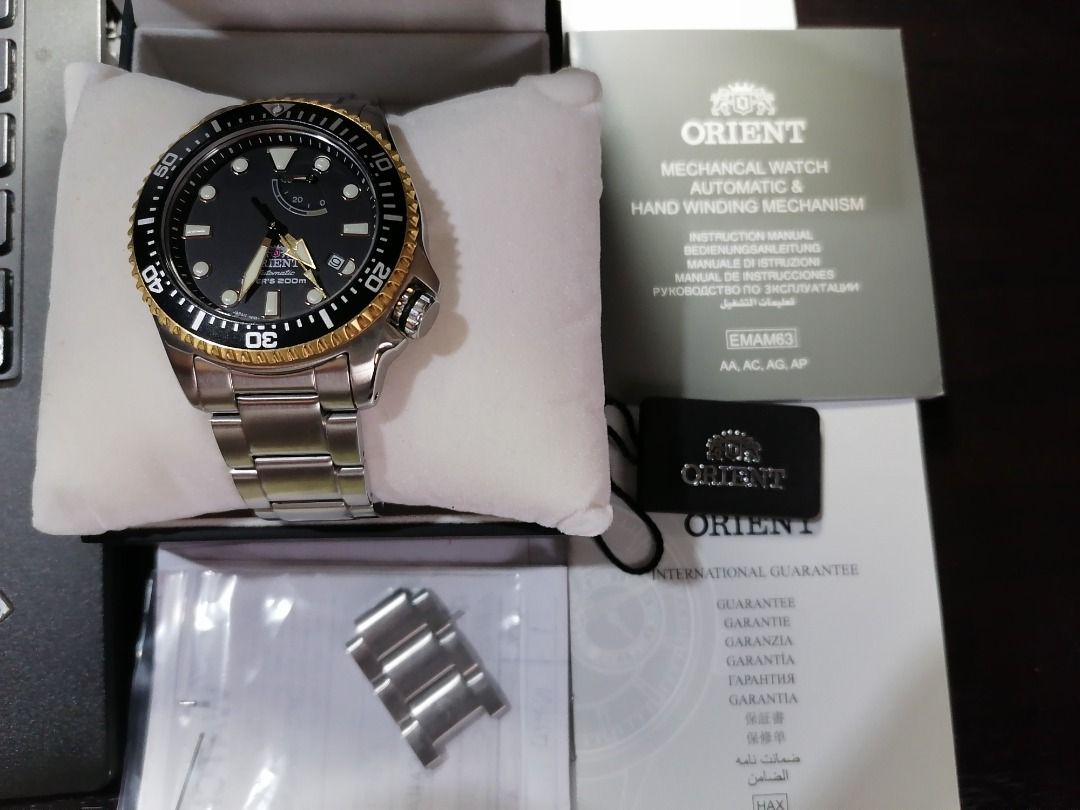 Orient Triton Black Gold, Luxury, Watches on Carousell