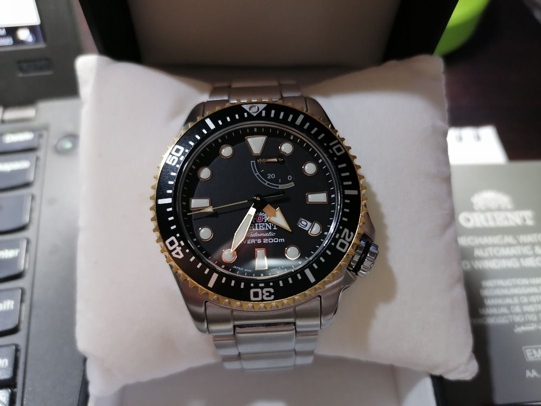 Orient Triton Black Gold, Luxury, Watches on Carousell
