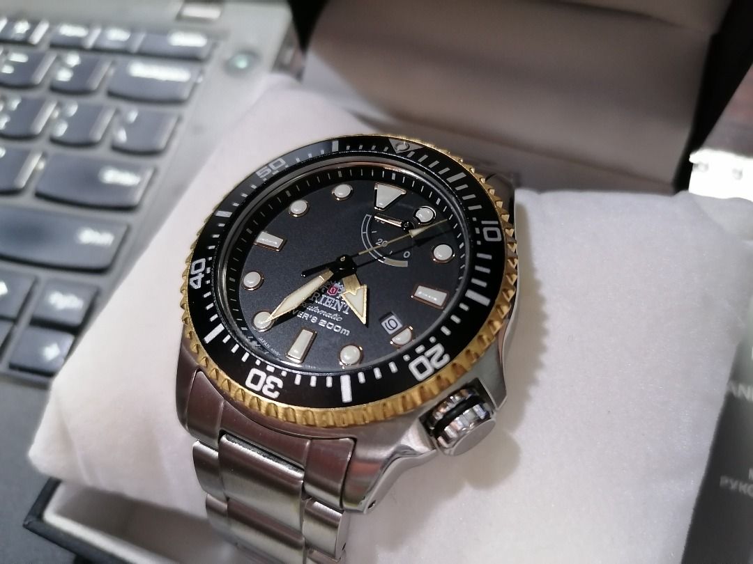 Orient Triton Black Gold, Luxury, Watches on Carousell