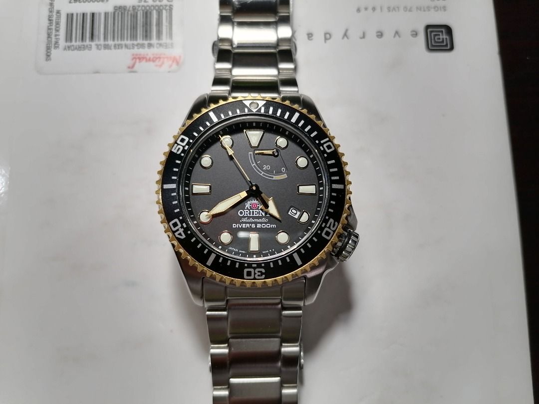 Orient Triton Black Gold, Luxury, Watches on Carousell