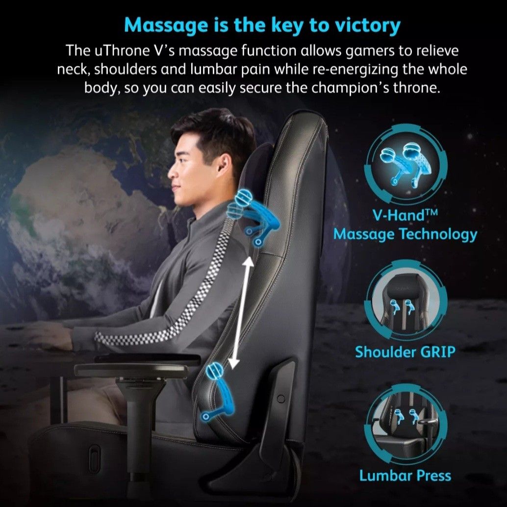 Osim uThrone V Gaming Chair, Furniture & Home Living, Furniture, Chairs on Carousell